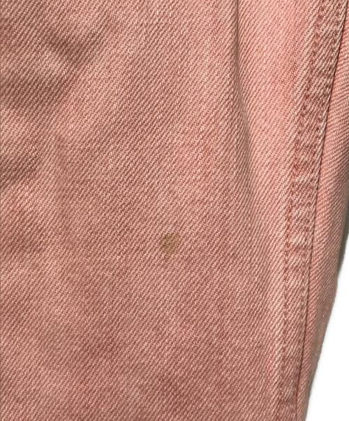 URU（ウル）URU (ウル) ハイウエストテーパードパンツ ピンク サイズ:SIZE 1の古着・服飾アイテム