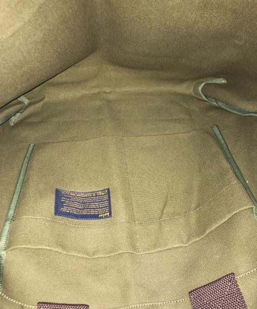 KOLOR（カラー）KOLOR (カラー) DOVER STREET MARKET (ドーバー ストリート マーケット) トートバッグ カーキの古着・服飾アイテム