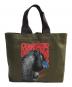 KOLOR (カラー) DOVER STREET MARKET (ドーバー ストリート マーケット) トートバッグ カーキ：9000円