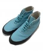 HOMME PLISSE ISSEY MIYAKEオム プリッセ イッセイ ミヤケ）の古着「ハイカットスニーカー/キャンバスハイカットスニーカー」｜ブルー
