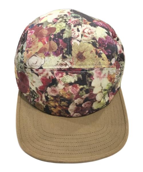 UNDERCOVER（アンダーカバー）UNDERCOVER (アンダーカバー) 花柄ワークキャップ ブラウンの古着・服飾アイテム