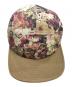 UNDERCOVER (アンダーカバー) 花柄ワークキャップ ブラウン：7000円