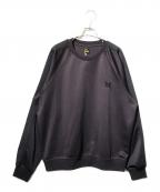 Needlesニードルズ）の古着「トラッククルーネックシャツ/ロゴ入りカットソー」｜ブラウン