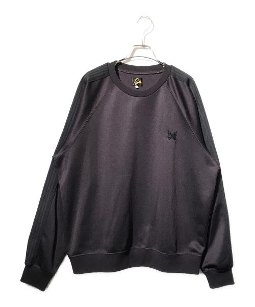 Needles（ニードルズ）Needles (ニードルズ) トラッククルーネックシャツ/ロゴ入りカットソー ブラウン サイズ:Lの古着・服飾アイテム