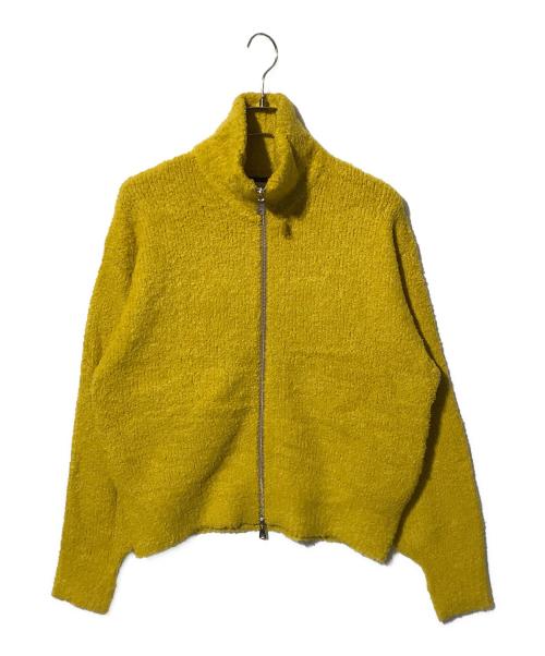 MAISON SPECIAL（メゾンスペシャル）MAISON SPECIAL (メゾンスペシャル) ボアドライバーズニットブルゾン イエロー サイズ:SIZE 0の古着・服飾アイテム