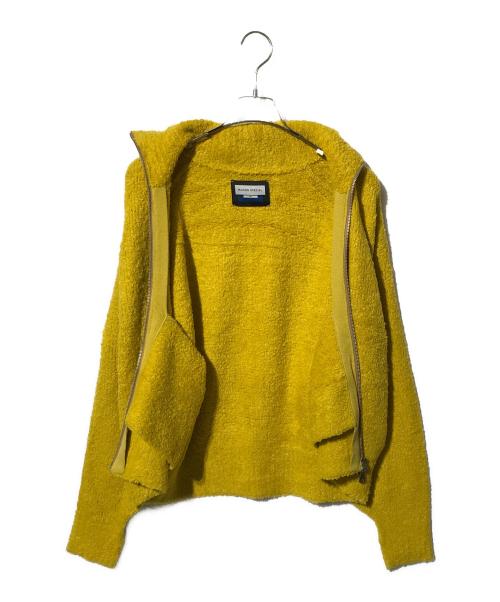 MAISON SPECIAL（メゾンスペシャル）MAISON SPECIAL (メゾンスペシャル) ボアドライバーズニットブルゾン イエロー サイズ:SIZE 0の古着・服飾アイテム