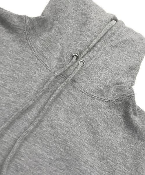 stussy（ステューシー）stussy (ステューシー) ロゴ刺繍プルオーバーパーカー/フーディー グレー サイズ:Mの古着・服飾アイテム
