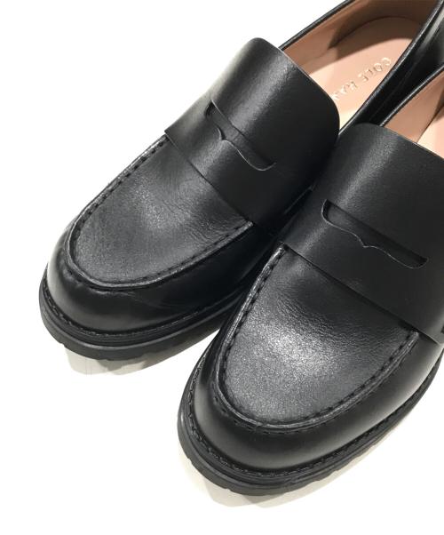 COLE HAAN（コールハーン）COLE HAAN (コールハーン) カメア ラグ スリッポン ローファー ブラック サイズ:7 1/2Bの古着・服飾アイテム