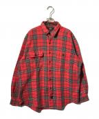 RRL RALPH LAURENダブルアールエル ラルフローレン）の古着「ネルシャツ」｜レッド