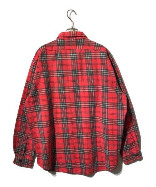 RRL RALPH LAUREN（ダブルアールエル ラルフローレン）RRL RALPH LAUREN (ダブルアールエル ラルフローレン) ネルシャツ レッド サイズ:XLの古着・服飾アイテム