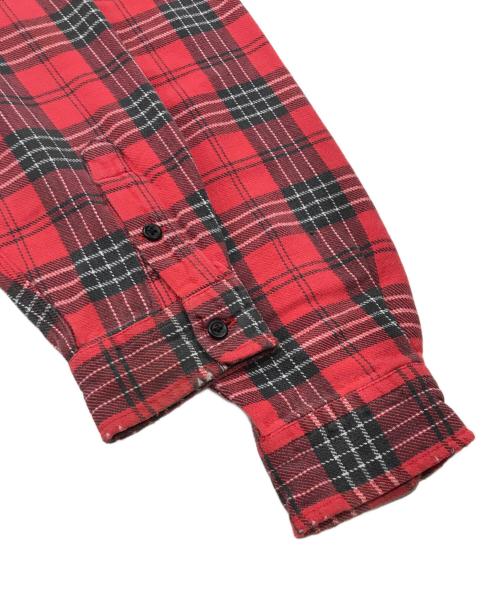 RRL RALPH LAUREN（ダブルアールエル ラルフローレン）RRL RALPH LAUREN (ダブルアールエル ラルフローレン) ネルシャツ レッド サイズ:XLの古着・服飾アイテム