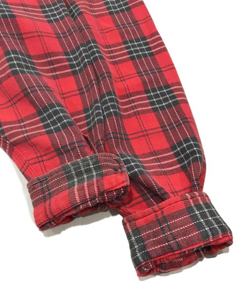 RRL RALPH LAUREN（ダブルアールエル ラルフローレン）RRL RALPH LAUREN (ダブルアールエル ラルフローレン) ネルシャツ レッド サイズ:XLの古着・服飾アイテム