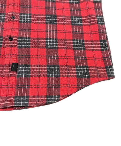 RRL RALPH LAUREN（ダブルアールエル ラルフローレン）RRL RALPH LAUREN (ダブルアールエル ラルフローレン) ネルシャツ レッド サイズ:XLの古着・服飾アイテム