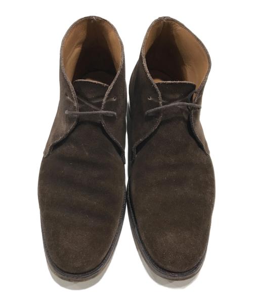 Crockett & Jones（クロケット＆ジョーンズ）Crockett & Jones (クロケット＆ジョーンズ) スウェードチャッカブーツ ブラウン サイズ:5 1/2Eの古着・服飾アイテム