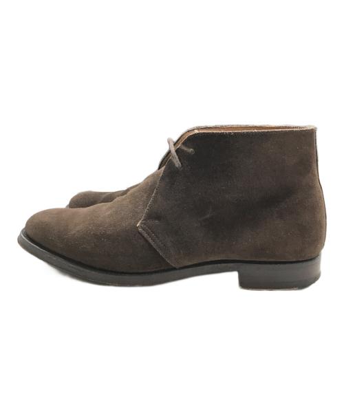 Crockett & Jones（クロケット＆ジョーンズ）Crockett & Jones (クロケット＆ジョーンズ) スウェードチャッカブーツ ブラウン サイズ:5 1/2Eの古着・服飾アイテム