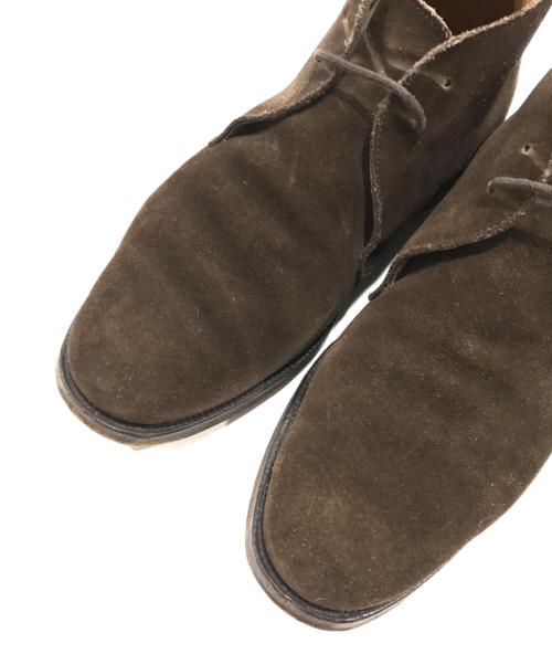 Crockett & Jones（クロケット＆ジョーンズ）Crockett & Jones (クロケット＆ジョーンズ) スウェードチャッカブーツ ブラウン サイズ:5 1/2Eの古着・服飾アイテム