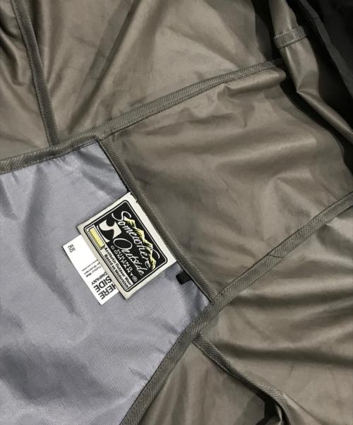 SOMEWHERE OUTSIDE HIKING COMPANY（サムウェア・アウトサイド・ハイキング・カンパニー）SOMEWHERE OUTSIDE HIKING COMPANY (サムウェア・アウトサイド・ハイキング・カンパニー) サーペントライン ウィンドブレーカー/ジップジャケット ブラック サイズ:Lの古着・服飾アイテム