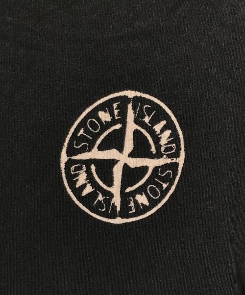 STONE ISLAND（ストーンアイランド）STONE ISLAND (ストーンアイランド) ロゴカットソー/ロングスリーブカットソー ブラック サイズ:Sの古着・服飾アイテム