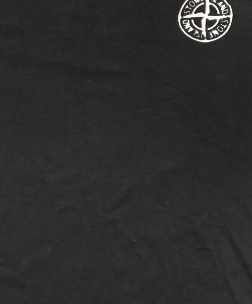 STONE ISLAND（ストーンアイランド）STONE ISLAND (ストーンアイランド) ロゴカットソー/ロングスリーブカットソー ブラック サイズ:Sの古着・服飾アイテム