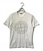 STONE ISLANDストーンアイランド）の古着「ビッグロゴTシャツ/半袖カットソー」｜ホワイト