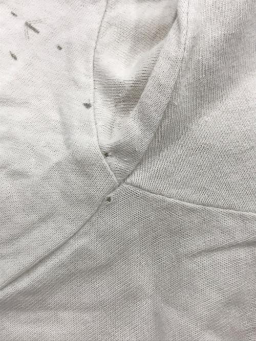 STONE ISLAND（ストーンアイランド）STONE ISLAND (ストーンアイランド) ビッグロゴTシャツ/半袖カットソー ホワイト サイズ:Sの古着・服飾アイテム