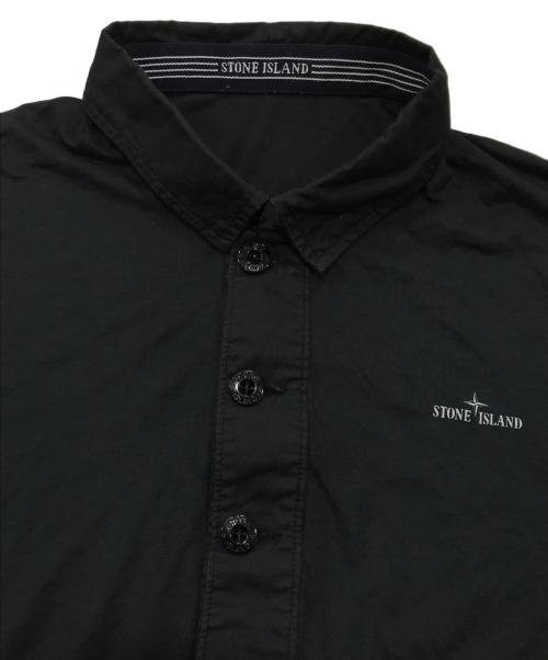 STONE ISLAND（ストーンアイランド）STONE ISLAND (ストーンアイランド) ポロシャツ ブラック サイズ:Mの古着・服飾アイテム