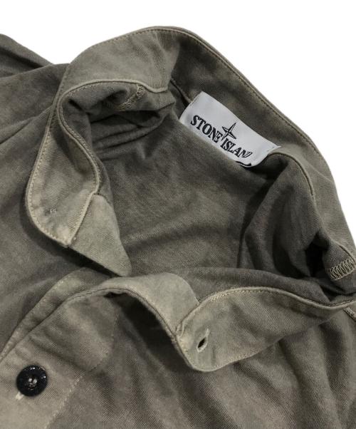 STONE ISLAND（ストーンアイランド）STONE ISLAND (ストーンアイランド) ポロシャツ ベージュ サイズ:Sの古着・服飾アイテム