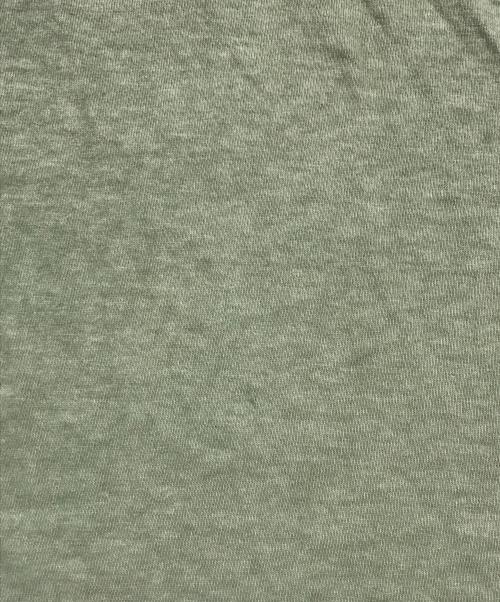 STONE ISLAND（ストーンアイランド）STONE ISLAND (ストーンアイランド) フロントロゴVネック半袖カットソー グリーン サイズ:Sの古着・服飾アイテム