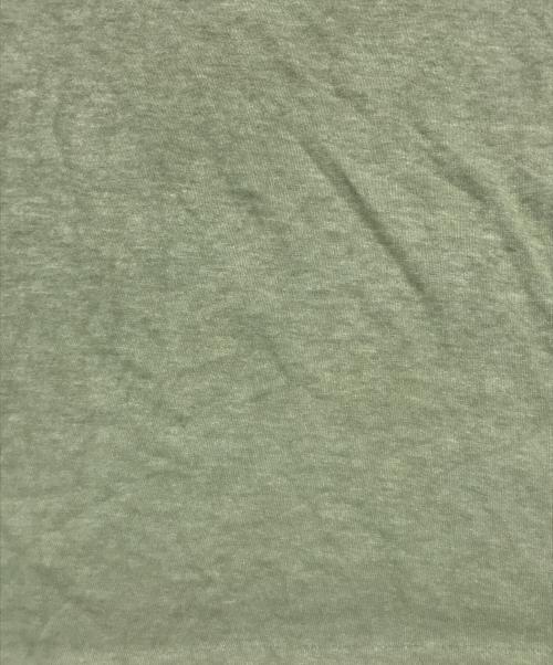 STONE ISLAND（ストーンアイランド）STONE ISLAND (ストーンアイランド) フロントロゴVネック半袖カットソー グリーン サイズ:Sの古着・服飾アイテム