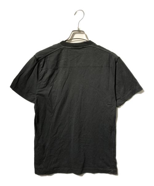 STONE ISLAND（ストーンアイランド）STONE ISLAND (ストーンアイランド) フロントロゴVネック半袖カットソー/Tシャツ グレー サイズ:Sの古着・服飾アイテム