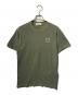 STONE ISLAND（ストーンアイランド）の古着「フロントロゴ半袖カットソー/Ｔシャツ」｜カーキ