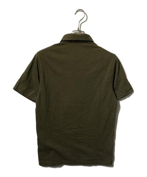STONE ISLAND（ストーンアイランド）STONE ISLAND (ストーンアイランド) フロントロゴポロシャツ カーキ サイズ:Sの古着・服飾アイテム