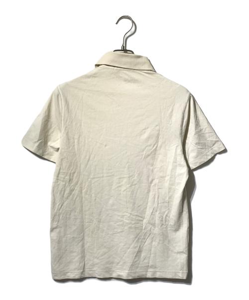 STONE ISLAND（ストーンアイランド）STONE ISLAND (ストーンアイランド) フロントロゴポロシャツ アイボリー サイズ:Sの古着・服飾アイテム