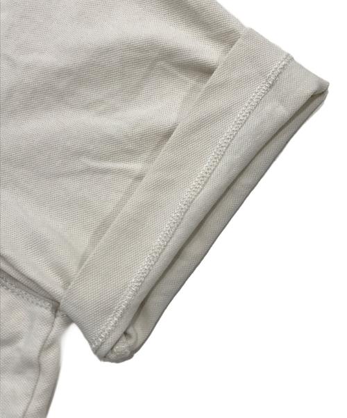 STONE ISLAND（ストーンアイランド）STONE ISLAND (ストーンアイランド) フロントロゴポロシャツ アイボリー サイズ:Sの古着・服飾アイテム