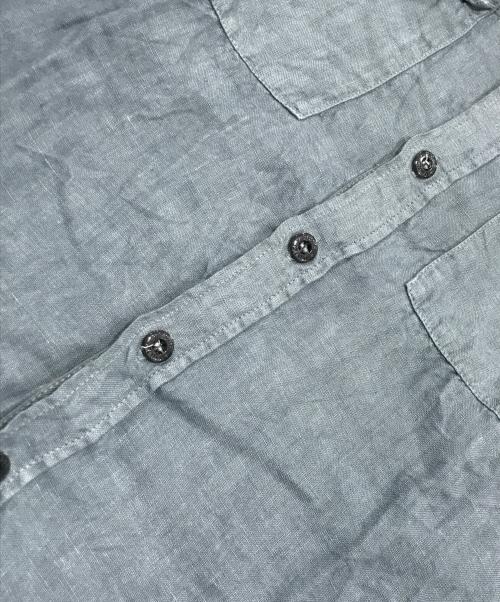 STONE ISLAND（ストーンアイランド）STONE ISLAND (ストーンアイランド) リネンシャツ/長袖リネンシャツ グレー サイズ:Sの古着・服飾アイテム