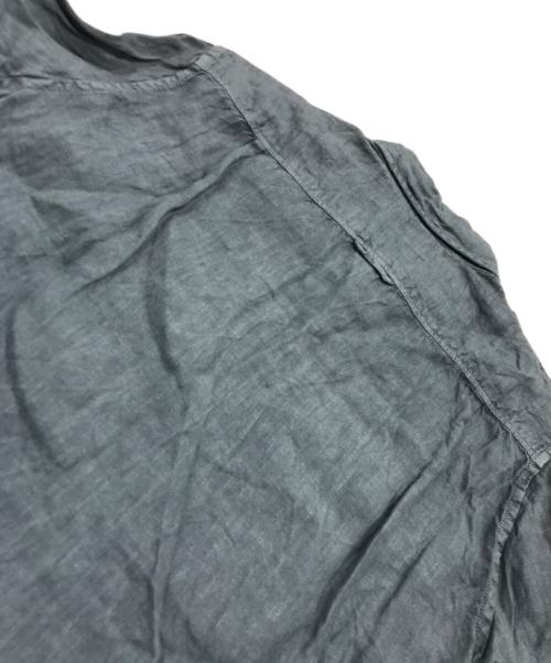 STONE ISLAND（ストーンアイランド）STONE ISLAND (ストーンアイランド) リネンシャツ/長袖リネンシャツ グレー サイズ:Sの古着・服飾アイテム