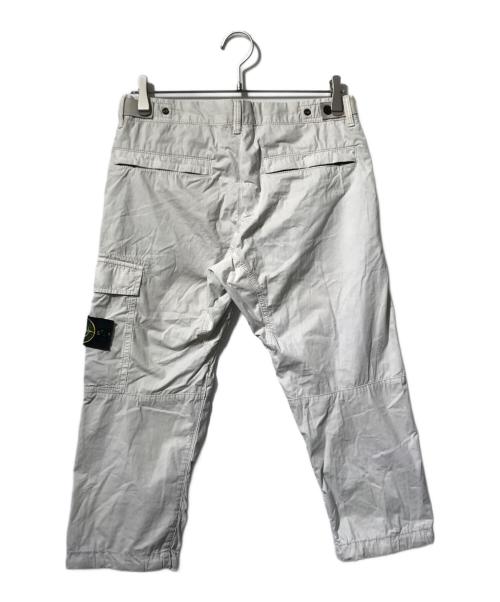 STONE ISLAND（ストーンアイランド）STONE ISLAND (ストーンアイランド) クロップドカーゴパンツ アイボリー サイズ:W29の古着・服飾アイテム