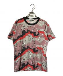 STONE ISLAND（ストーンアイランド）の古着「カモ柄Tシャツ/半袖カットソー」｜レッド×グレー