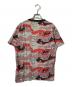 STONE ISLAND (ストーンアイランド) カモ柄Tシャツ/半袖カットソー レッド×グレー サイズ:S：12000円