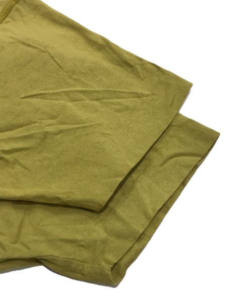 STONE ISLAND（ストーンアイランド）STONE ISLAND (ストーンアイランド) ビッグロゴ半袖カットソー イエロー サイズ:Sの古着・服飾アイテム