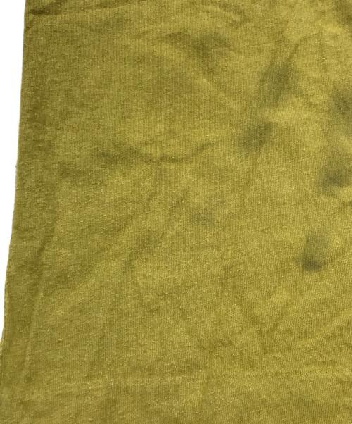 STONE ISLAND（ストーンアイランド）STONE ISLAND (ストーンアイランド) ビッグロゴ半袖カットソー イエロー サイズ:Sの古着・服飾アイテム