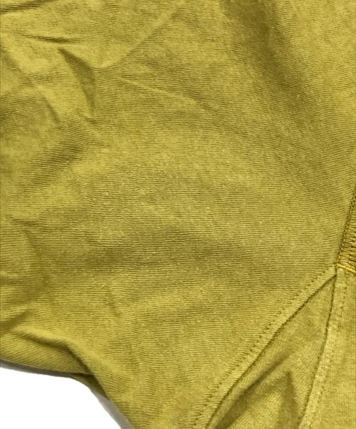 STONE ISLAND（ストーンアイランド）STONE ISLAND (ストーンアイランド) ビッグロゴ半袖カットソー イエロー サイズ:Sの古着・服飾アイテム