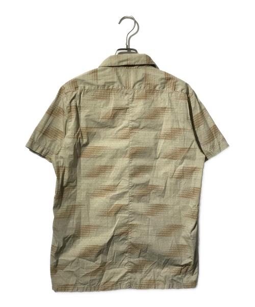 STONE ISLAND（ストーンアイランド）STONE ISLAND (ストーンアイランド) 総柄シャツ/半袖シャツ ベージュ サイズ:Sの古着・服飾アイテム