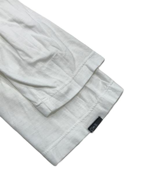 STONE ISLAND（ストーンアイランド）STONE ISLAND (ストーンアイランド) レイヤード比翼シャツ ホワイト サイズ:Sの古着・服飾アイテム