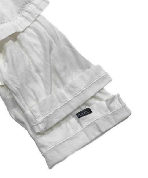 STONE ISLAND（ストーンアイランド）STONE ISLAND (ストーンアイランド) レイヤード比翼シャツ ホワイト サイズ:Sの古着・服飾アイテム