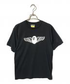 BAPE BY A BATHING APEベイプバイアベイシングエイプ）の古着「プリントTシャツ」｜ブラック