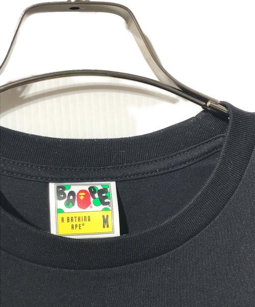 BAPE BY A BATHING APE（ベイプバイアベイシングエイプ）BAPE BY A BATHING APE (ベイプバイアベイシングエイプ) プリントTシャツ ブラック サイズ:Ｍの古着・服飾アイテム