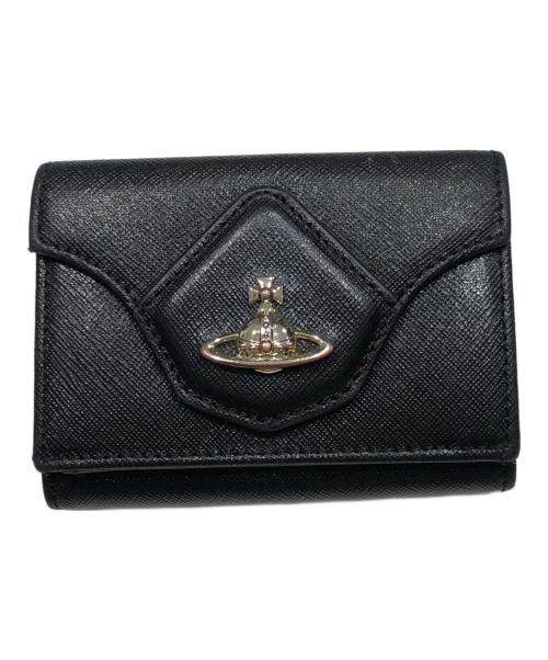 Vivienne Westwood（ヴィヴィアンウエストウッド）Vivienne Westwood (ヴィヴィアンウエストウッド) 3つ折り財布 ブラックの古着・服飾アイテム