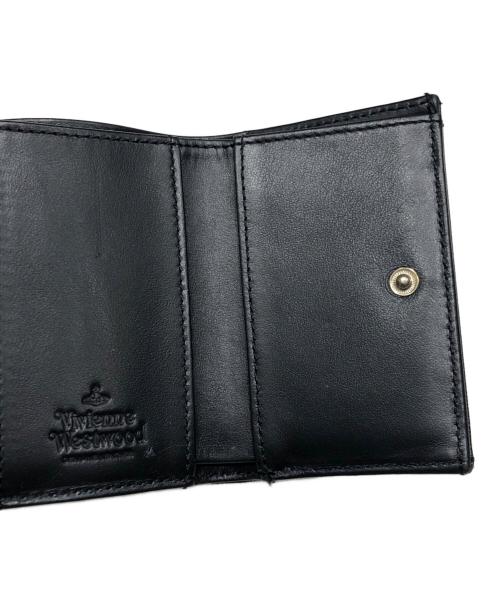 Vivienne Westwood（ヴィヴィアンウエストウッド）Vivienne Westwood (ヴィヴィアンウエストウッド) 3つ折り財布 ブラックの古着・服飾アイテム