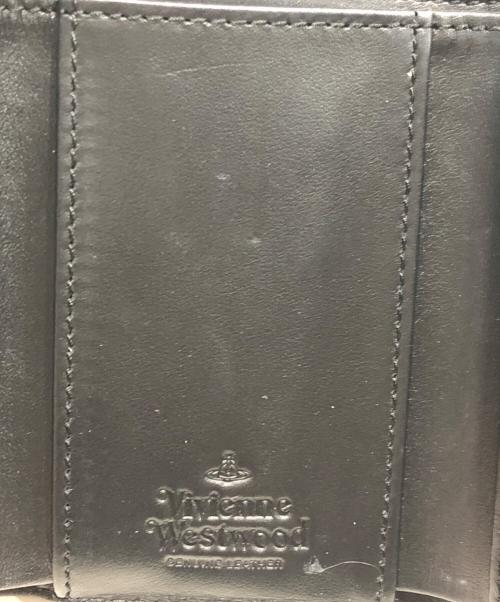 Vivienne Westwood（ヴィヴィアンウエストウッド）Vivienne Westwood (ヴィヴィアンウエストウッド) 3つ折り財布 ブラックの古着・服飾アイテム